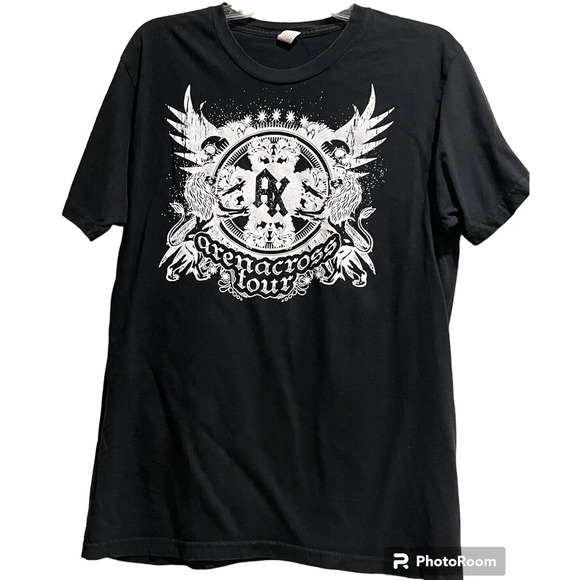 PGA Tour Other - Tultex Unisex L T-shirt AX Arenacross Tour Black/White